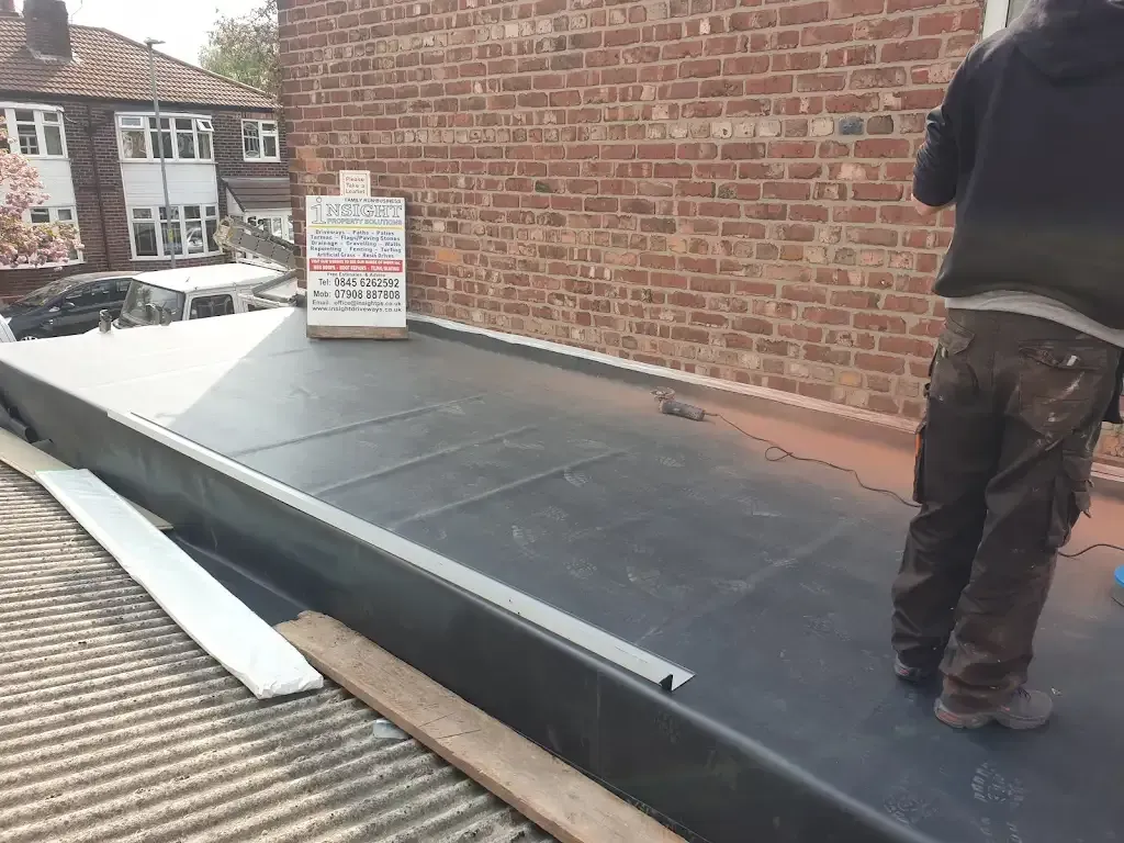 Professional flat roof installation by Insight PS