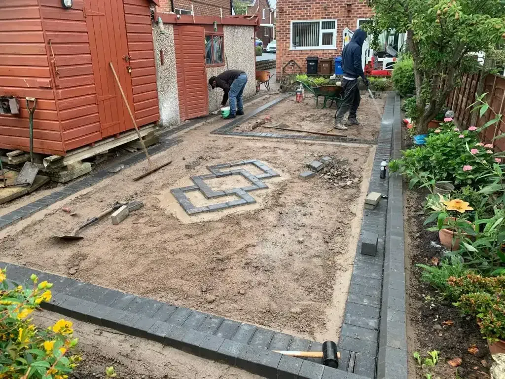 Installation of block paving driveway or patio by experienced professionals